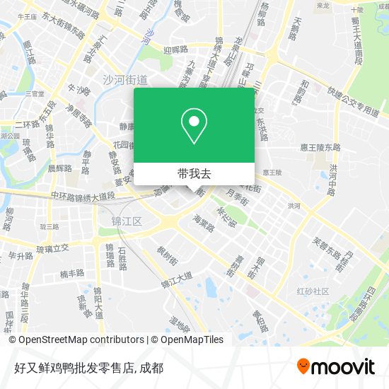 好又鲜鸡鸭批发零售店地图