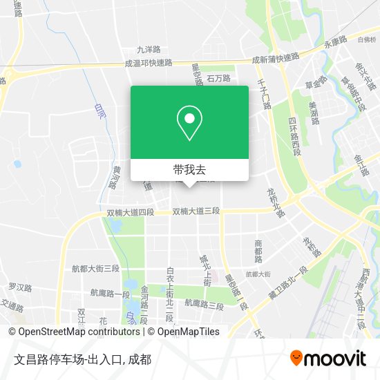 文昌路停车场-出入口地图