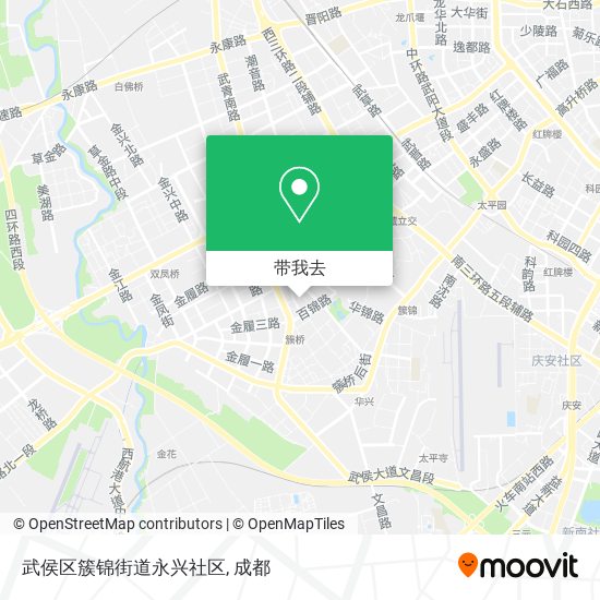 武侯区簇锦街道永兴社区地图