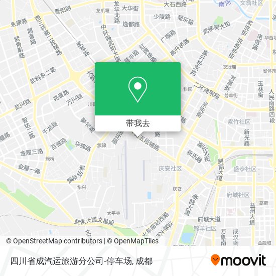 四川省成汽运旅游分公司-停车场地图