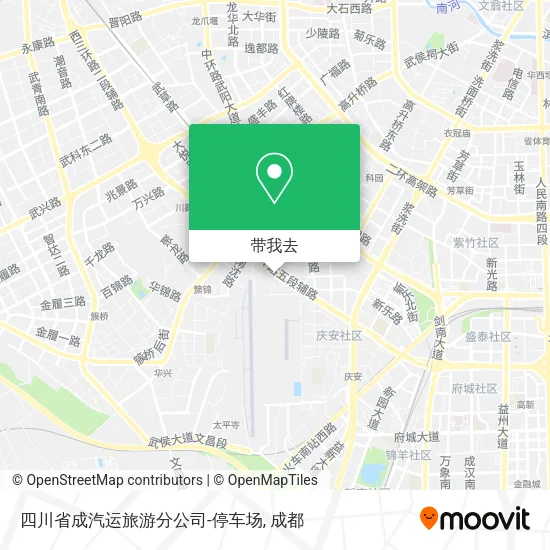 四川省成汽运旅游分公司-停车场地图