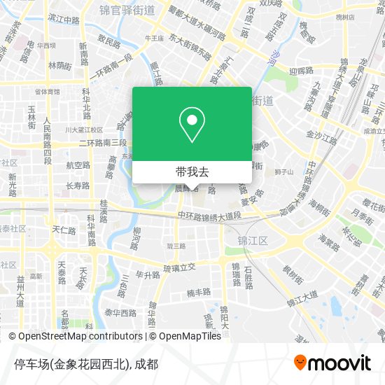 停车场(金象花园西北)地图