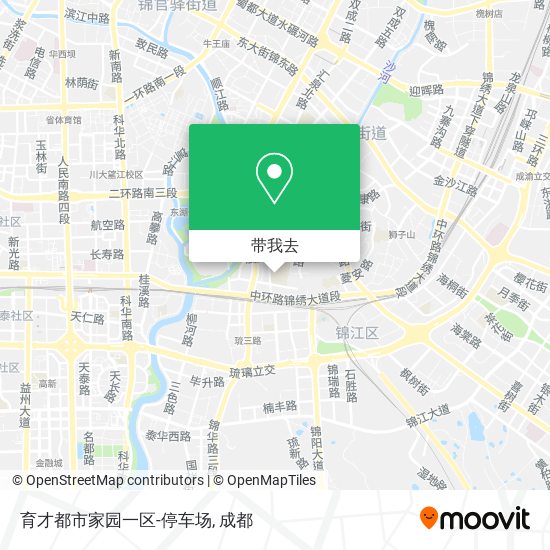 育才都市家园一区-停车场地图
