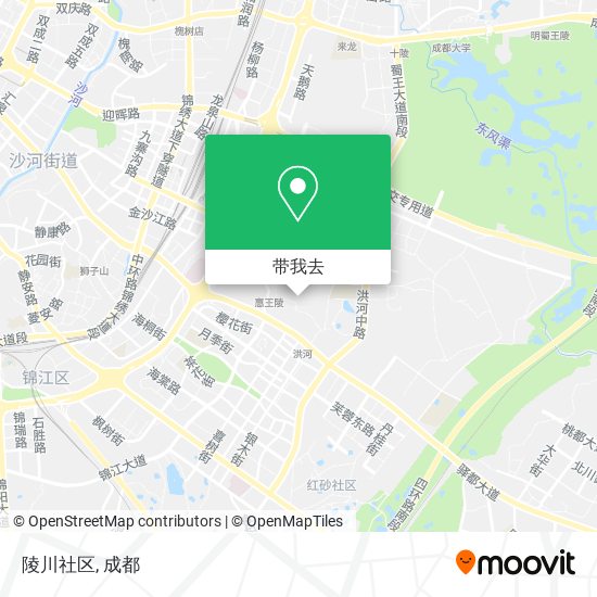 陵川社区地图