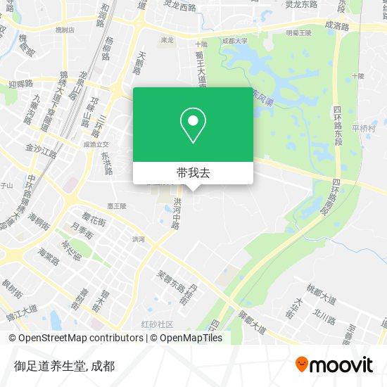 御足道养生堂地图
