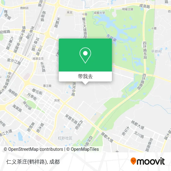仁义茶庄(鹤祥路)地图