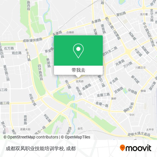 成都双凤职业技能培训学校地图