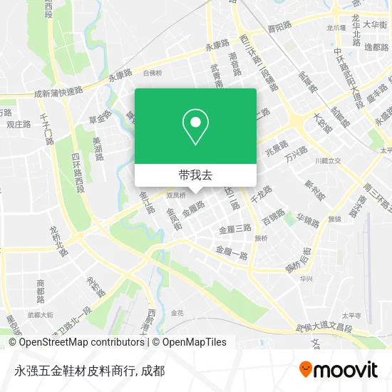 永强五金鞋材皮料商行地图