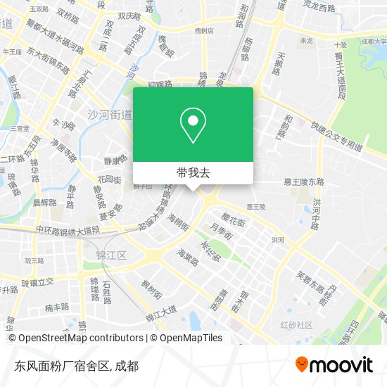 东风面粉厂宿舍区地图