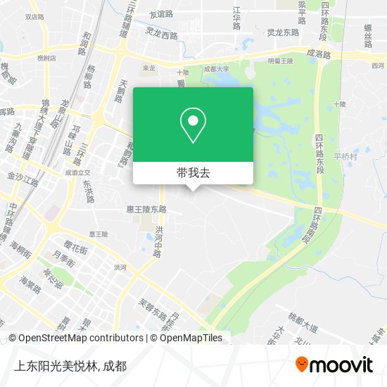 上东阳光美悦林地图