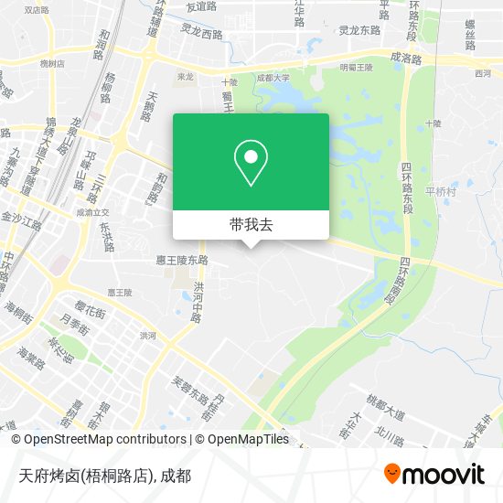 天府烤卤(梧桐路店)地图