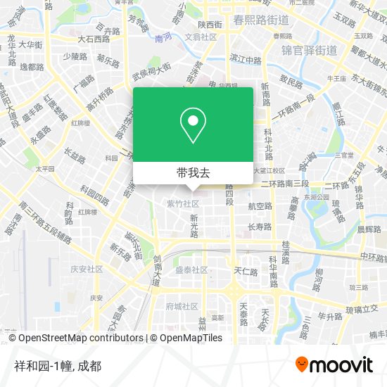 祥和园-1幢地图