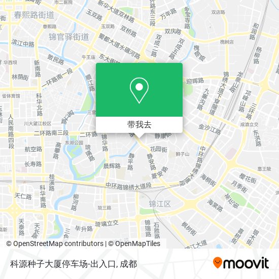 科源种子大厦停车场-出入口地图