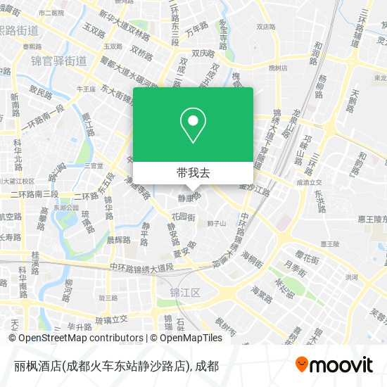 丽枫酒店(成都火车东站静沙路店)地图