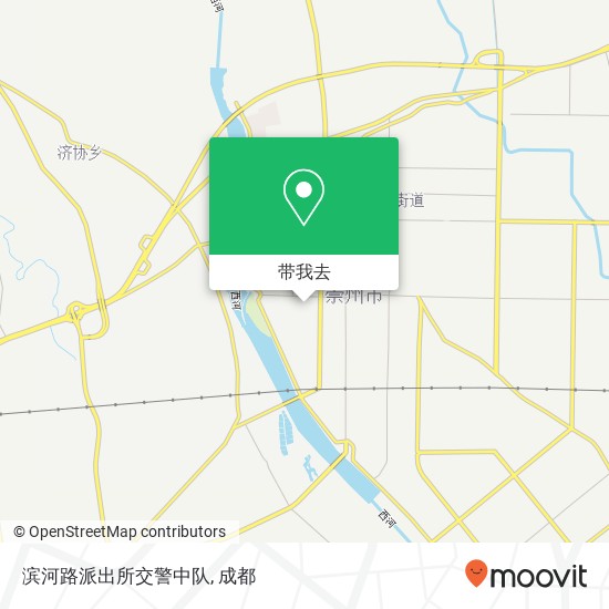 滨河路派出所交警中队地图