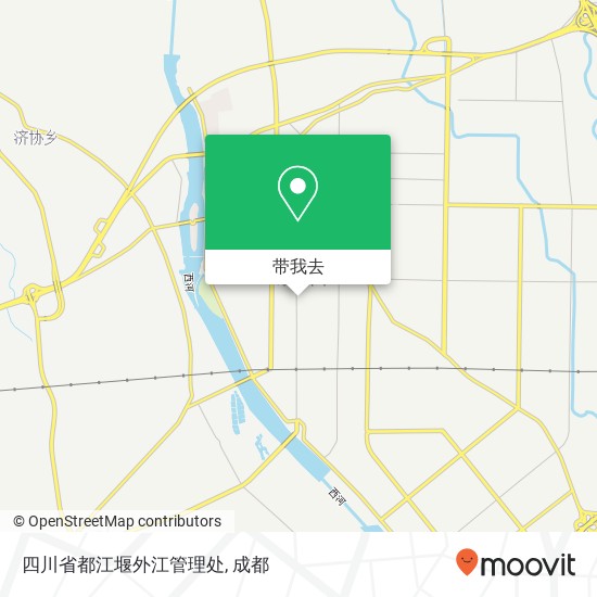 四川省都江堰外江管理处地图