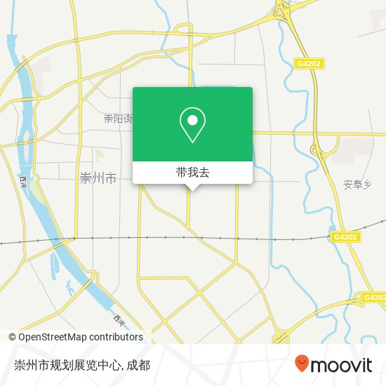 崇州市规划展览中心地图