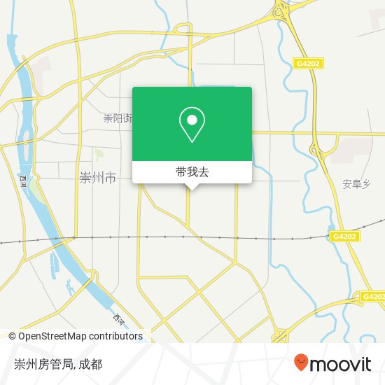 崇州房管局地图