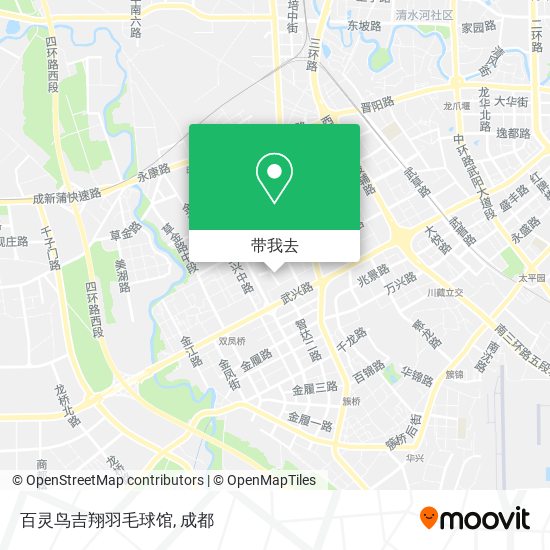 百灵鸟吉翔羽毛球馆地图