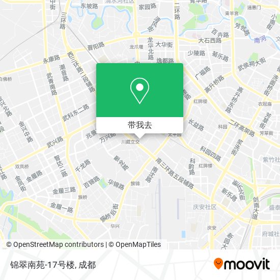 锦翠南苑-17号楼地图