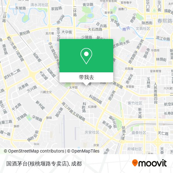 国酒茅台(核桃堰路专卖店)地图