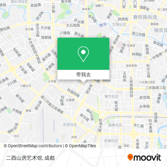 二酉山房艺术馆地图