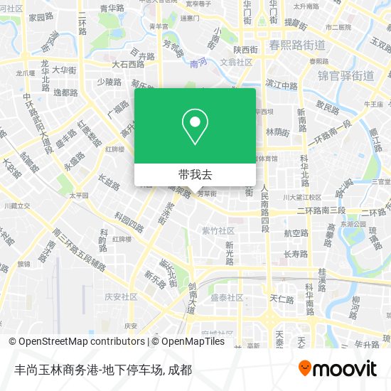 丰尚玉林商务港-地下停车场地图