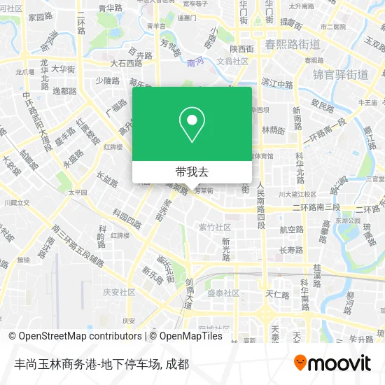 丰尚玉林商务港-地下停车场地图