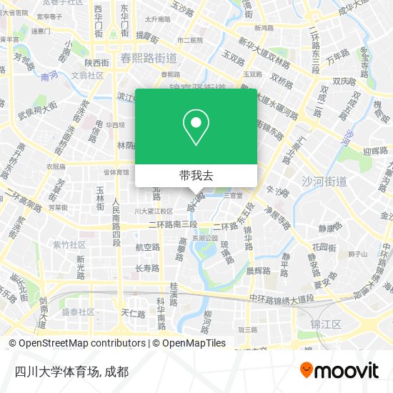 四川大学体育场地图