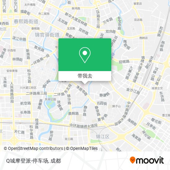 Q城摩登派-停车场地图