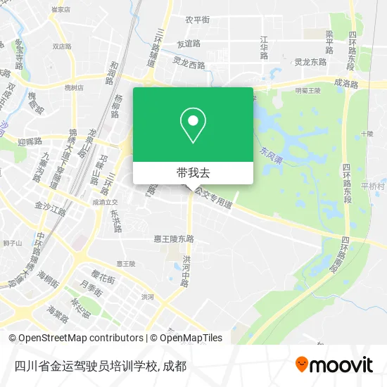 四川省金运驾驶员培训学校地图