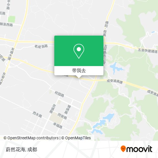 蔚然花海地图