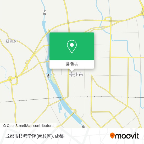成都市技师学院(南校区)地图