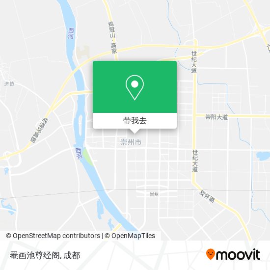 罨画池尊经阁地图