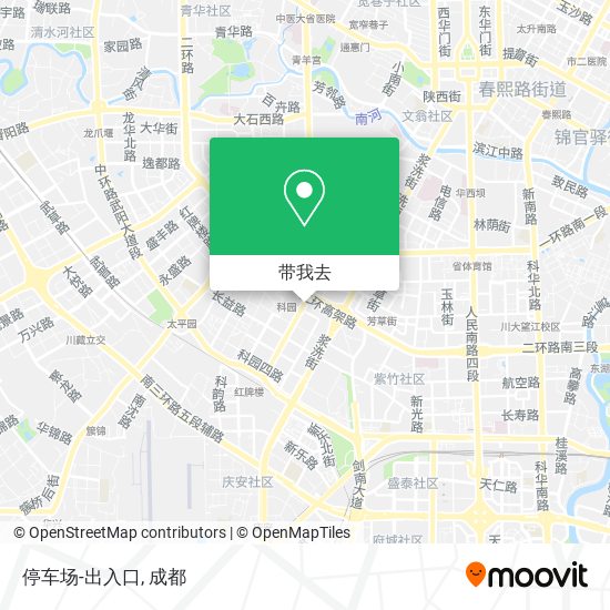 停车场-出入口地图