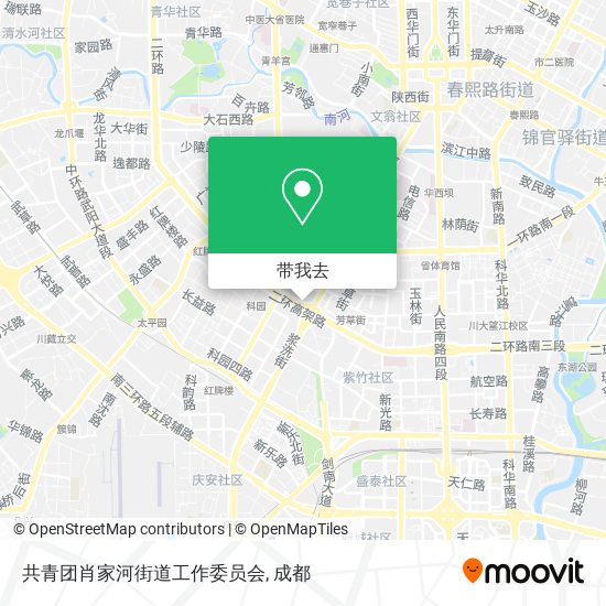 共青团肖家河街道工作委员会地图