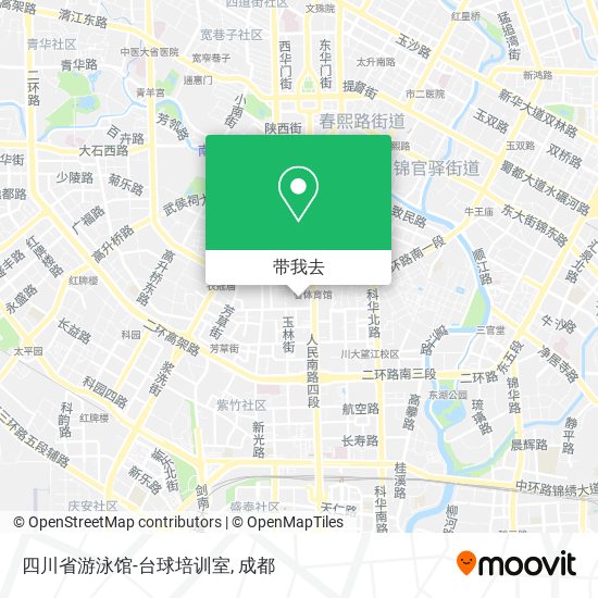 四川省游泳馆-台球培训室地图