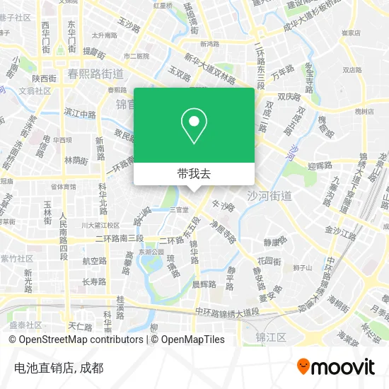 电池直销店地图