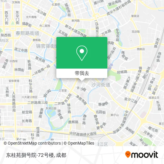 东桂苑捌号院-72号楼地图