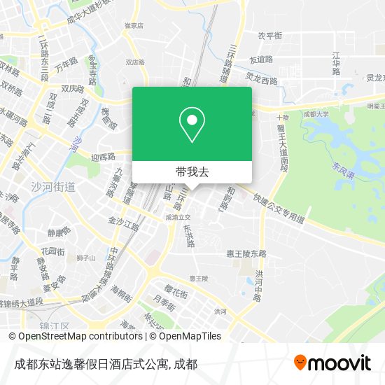 成都东站逸馨假日酒店式公寓地图