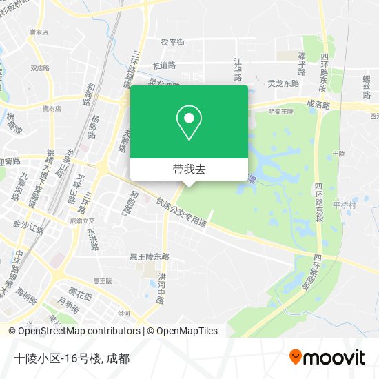 十陵小区-16号楼地图