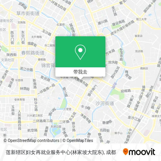 莲新辖区妇女再就业服务中心(林家坡大院东)地图