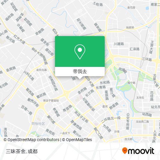 三昧茶舍地图