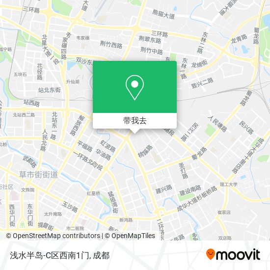 浅水半岛-C区西南1门地图