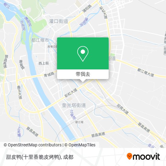 甜皮鸭(十里香脆皮烤鸭)地图