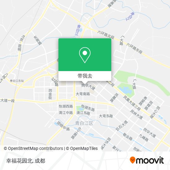 幸福花园北地图