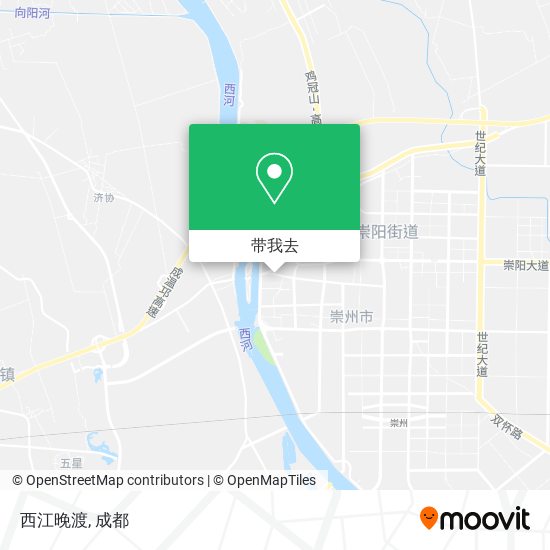 西江晚渡地图