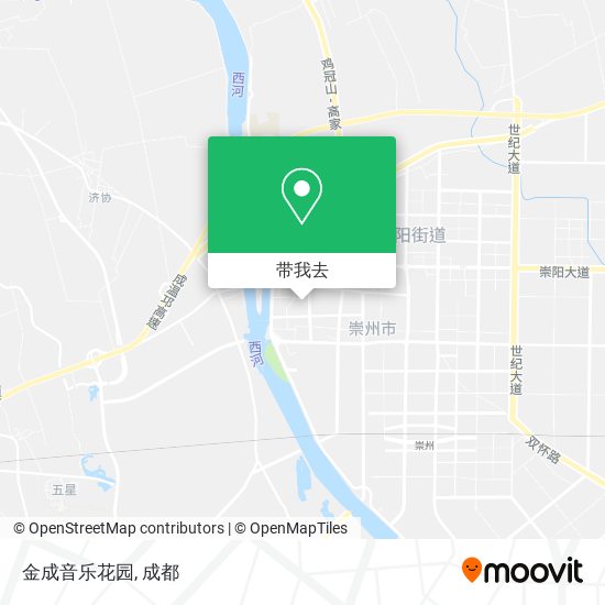 金成音乐花园地图