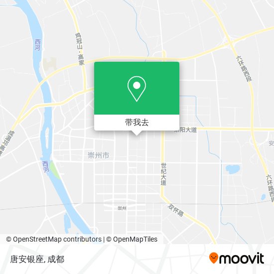 唐安银座地图