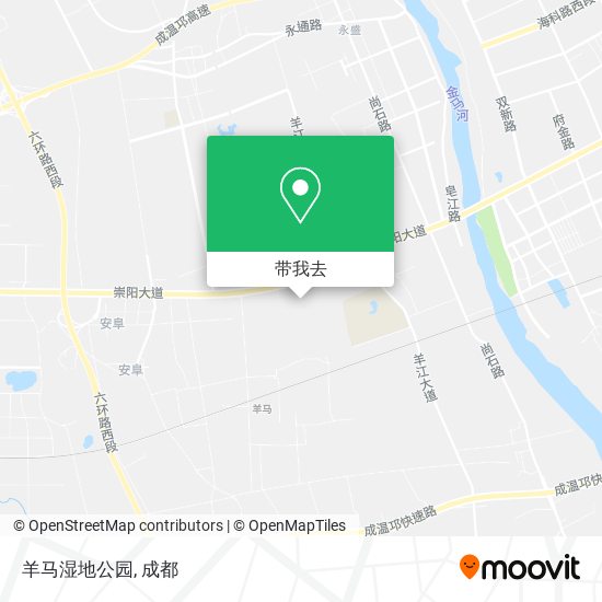 羊马湿地公园地图